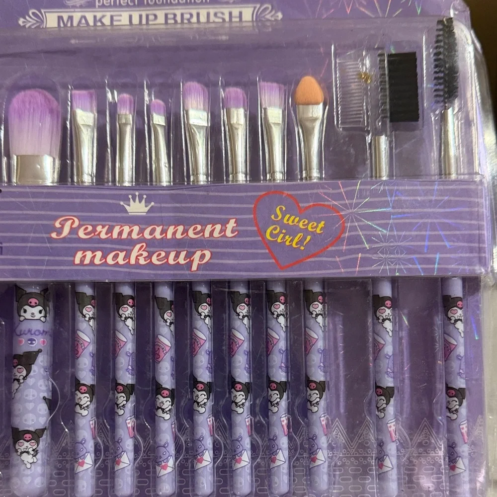 Kuromi Makeup Brush Set - - Picture 4 of 4